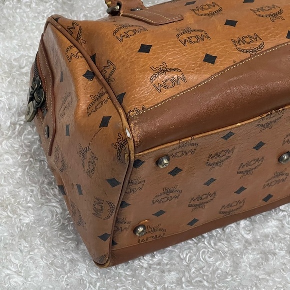 MCM Vintage Visetos Boston Bag - Picture 12 of 14